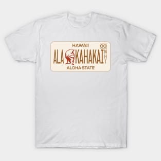 Ala Kahakai National Historic Trail license plate T-Shirt